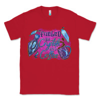 Red Fueled by crystals and coffee halloween Classic Tee - NancyCooperArtShop