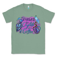 Sage Fueled by crystals and coffee halloween Classic Tee - NancyCooperArtShop