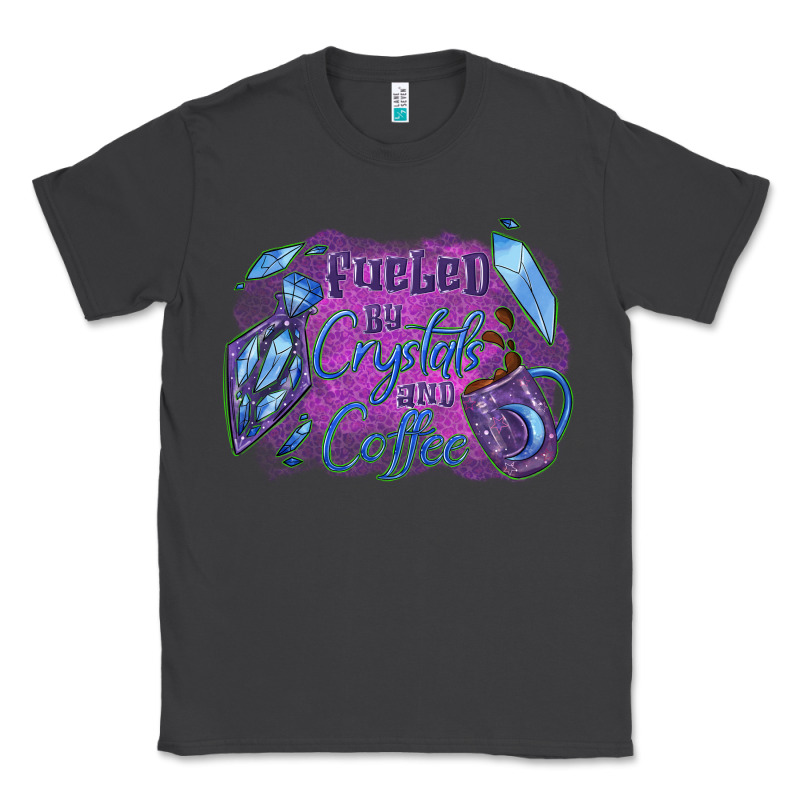 Fueled By Crystals And Coffee Halloween Classic Tee by NancyCooperArtShop | Teevron