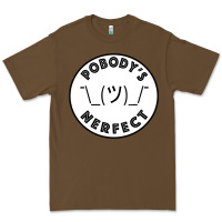 Cacao Pobody's Nerfect Retro Classic Funny Nobody's Perfect Premium Tee - trangStudio
