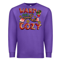 Purple warm and cozy Premium Sweatshirt - BarkalooDesign