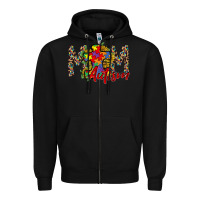 Black mom autism 2 Zipper Hoodie - RacoonDesign