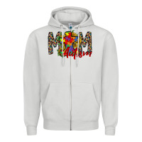 Dove Grey mom autism 2 Zipper Hoodie - RacoonDesign