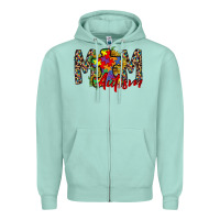 Seafoam mom autism 2 Zipper Hoodie - RacoonDesign