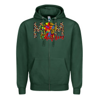 Sports Green mom autism 2 Zipper Hoodie - RacoonDesign
