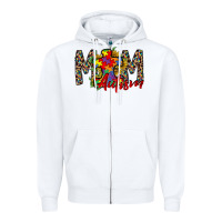 White mom autism 2 Zipper Hoodie - RacoonDesign
