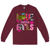 Burgundy love never fails with prince frog  olivia Long Sleeve Tee - OliviaCreatesArt