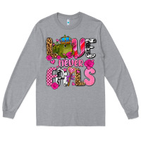Heather Grey love never fails with prince frog  olivia Long Sleeve Tee - OliviaCreatesArt