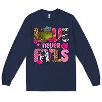 Navy love never fails with prince frog  olivia Long Sleeve Tee - OliviaCreatesArt