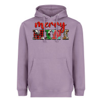 Lavender christmas merry mini Heavyweight Hoodie - BarkalooDesign