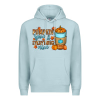 Blue Mist Pumpkin spice and everything nice Premium Hoodie - RanaPortraitStore
