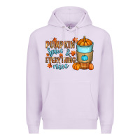 Lilac Pumpkin spice and everything nice Premium Hoodie - RanaPortraitStore