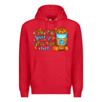 Red Pumpkin spice and everything nice Premium Hoodie - RanaPortraitStore