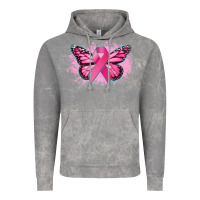 Cloud Rock Cancer ribbon butterfly Cancer Awareness Vintage Hoodie - HowdyJamesFarm