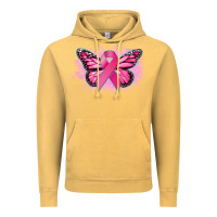 Vintage Mustard Cancer ribbon butterfly Cancer Awareness Vintage Hoodie - HowdyJamesFarm