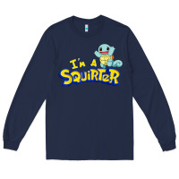 Navy I'm A Squirter Funny Turtle Cute gift Long Sleeve Tee - trangStudio