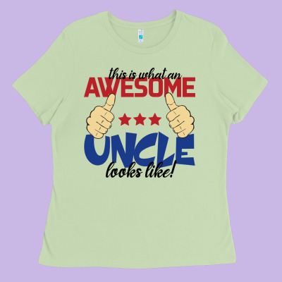 Awesome Uncle Ladies Tee Designed By Bettercallsaul