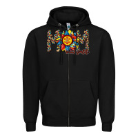Black mom autism Zipper Hoodie - RacoonDesign