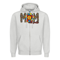 Dove Grey mom autism Zipper Hoodie - RacoonDesign