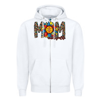 White mom autism Zipper Hoodie - RacoonDesign