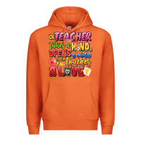 Carrot a Teacher Takes a Hand Opens a mind and Touches A Premium Hoodie - CowhideDigitalArt