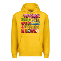 Lemon a Teacher Takes a Hand Opens a mind and Touches A Premium Hoodie - CowhideDigitalArt