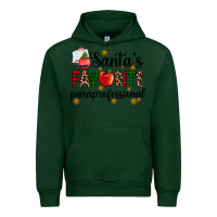 Forest Green santa's favorite  paraprofesyonal Urban Hoodie - AdoDesignShop