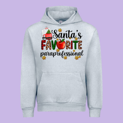 Santa's Favorite  Paraprofesyonal Urban Hoodie Designed By Adodesignshop
