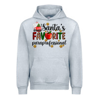 Heather Grey santa's favorite  paraprofesyonal Urban Hoodie - AdoDesignShop