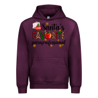 Mauve Wine santa's favorite  paraprofesyonal Urban Hoodie - AdoDesignShop
