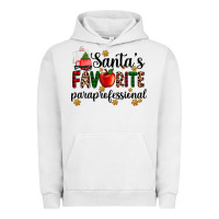 Pigment Lunar Rock santa's favorite  paraprofesyonal Urban Hoodie - AdoDesignShop