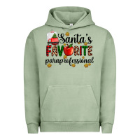 Pigment Oil Green santa's favorite  paraprofesyonal Urban Hoodie - AdoDesignShop