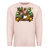 Pale Pink christmas donkey candy house Premium Sweatshirt - BarkalooDesign
