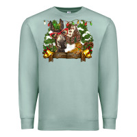 Seafoam christmas donkey candy house Premium Sweatshirt - BarkalooDesign