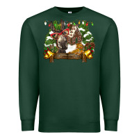 Sports Green christmas donkey candy house Premium Sweatshirt - BarkalooDesign