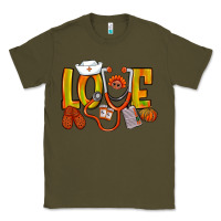 Army Green Thanksgiving love Nurse Classic Tee - NancyCooperArtShop