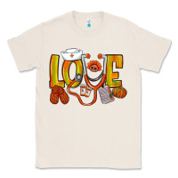 Natural Thanksgiving love Nurse Classic Tee - NancyCooperArtShop