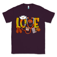 Plum Thanksgiving love Nurse Classic Tee - NancyCooperArtShop