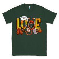 Sports Green Thanksgiving love Nurse Classic Tee - NancyCooperArtShop