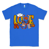 True Royal Thanksgiving love Nurse Classic Tee - NancyCooperArtShop