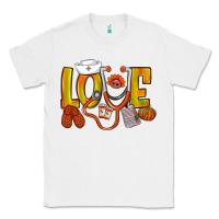 White Thanksgiving love Nurse Classic Tee - NancyCooperArtShop