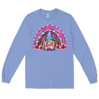 Colony Blue valentine's day rainbow gnome olivia Long Sleeve Tee - OliviaCreatesArt