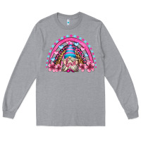 Heather Grey valentine's day rainbow gnome olivia Long Sleeve Tee - OliviaCreatesArt