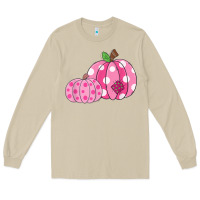 Mushroom halloween fall pink pumpkin Long Sleeve Tee - trangStudio
