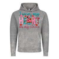 Cloud Rock I wear my heart on my sleeve Valentine's Day Vintage Hoodie - HowdyJamesFarm