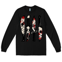 Black knives horror movie friday halloween horror ghost Long Sleeve Tee - trangStudio