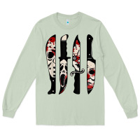 Knives Horror Movie Friday Halloween Horror Ghost Long Sleeve Tee | Teevron