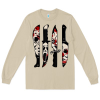 Mushroom knives horror movie friday halloween horror ghost Long Sleeve Tee - trangStudio
