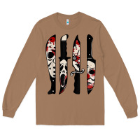 Toasted Coconut knives horror movie friday halloween horror ghost Long Sleeve Tee - trangStudio