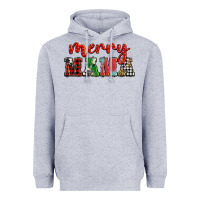 Heather Grey Christmas merry mama Heavyweight Hoodie - BarkalooDesign